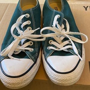 Green all star converse
